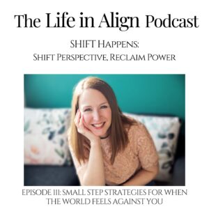Episode cover - Small step strategies for when the world feels against you